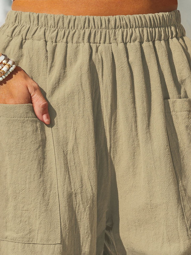 Women Plain Long Pants Casual Spring/Fall Trousers