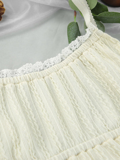 Womens Nightie Lace Two Piece Set SIZE S-XL